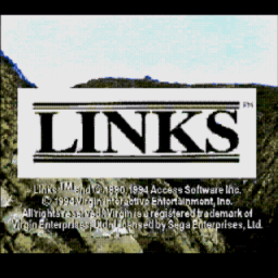 Links - The Challenge Of Golf (U) Title Screen